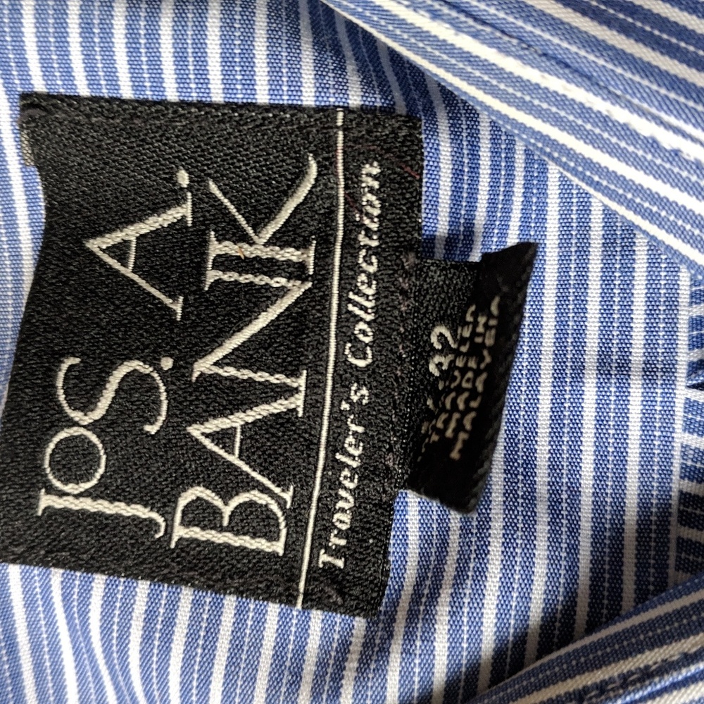 Jos A Bank dress shirt travellers collection mens